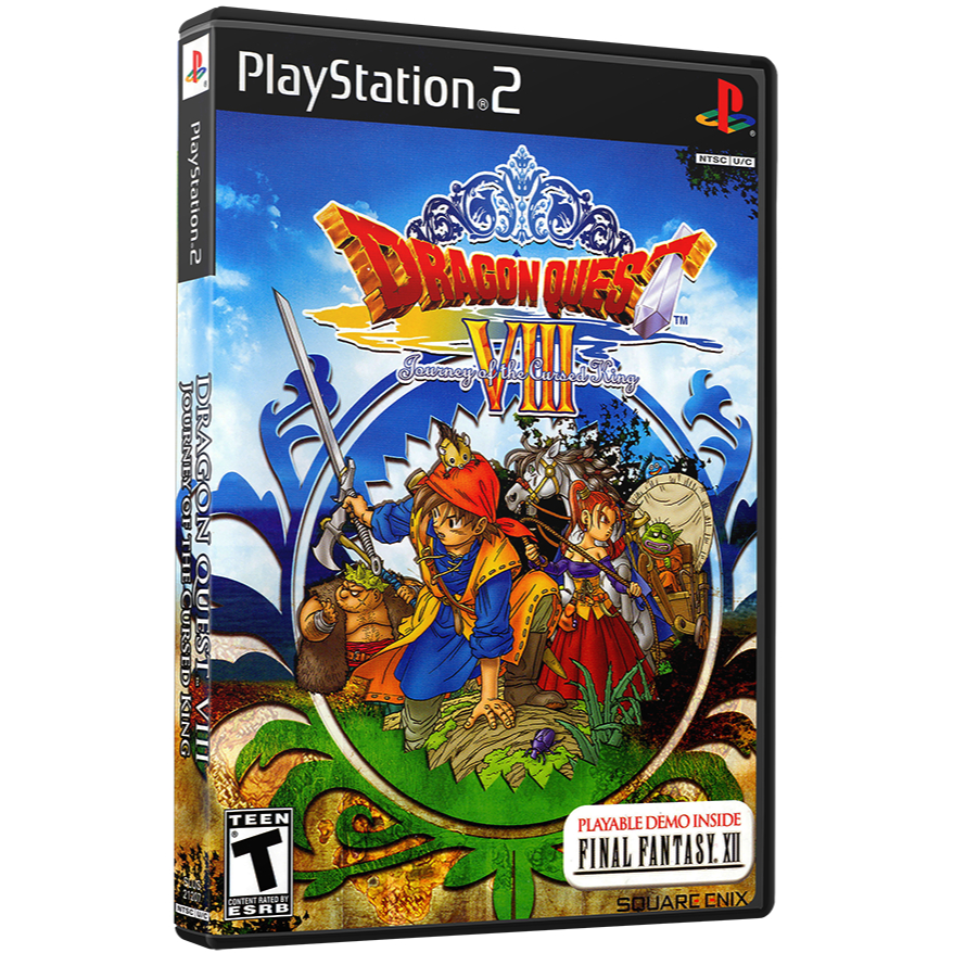 Jogo Dragon Quest VIII para play 2 ps2