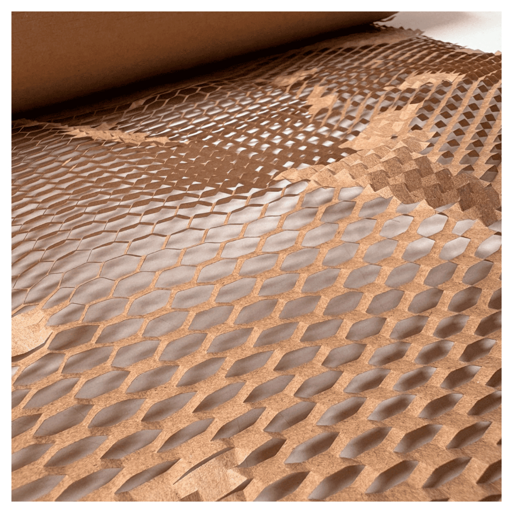 Bobina Papel Colmeia 50m Proteção Reforçada 38cm - Envio Seguro para Loja Virtual