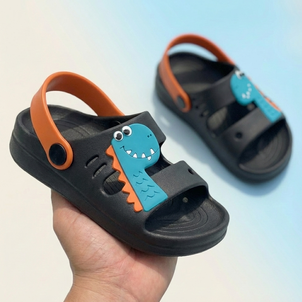 Sandália Papete Infantil Menino Dinossauro Leve e Confortável em Oferta na Shopee