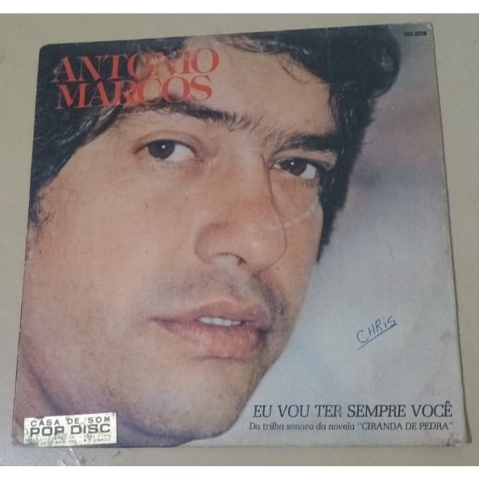 Compacto Antonio Marcos, RCA, 1980, A Fonte, Eu vou ter sempre Você