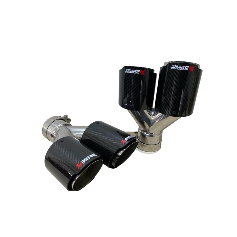 Akrapovic Dupla 4 saídas Bmw Audi Golf Jetta 320i