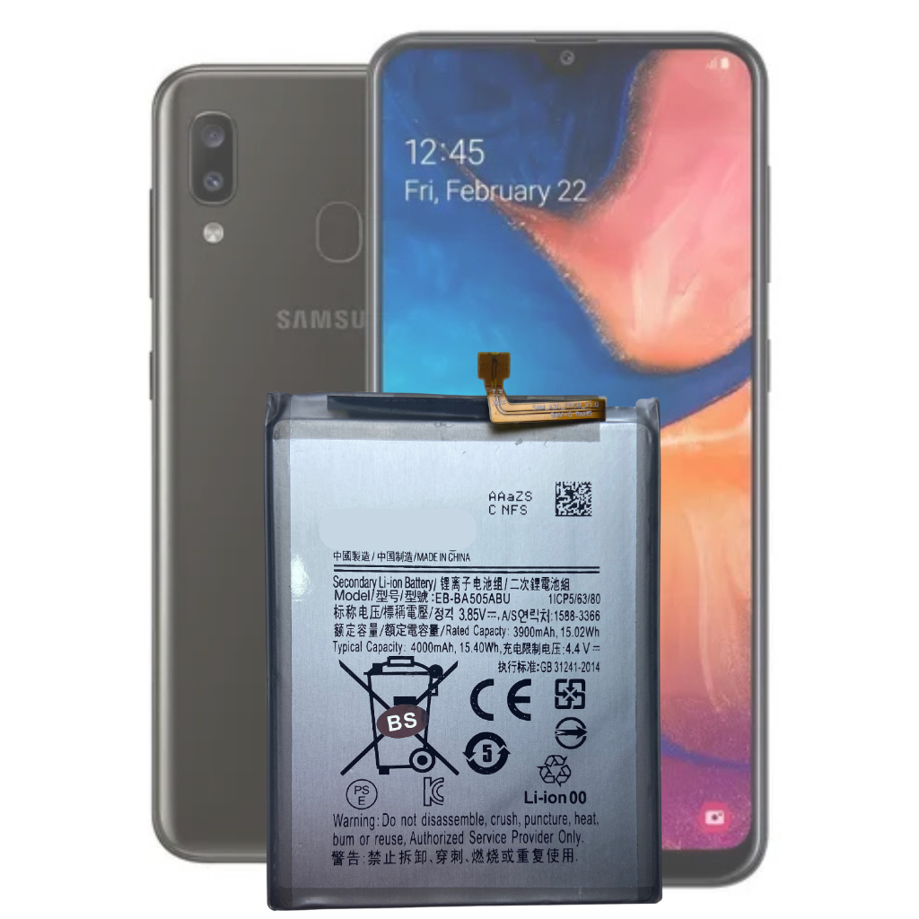 Bateria EB-BA505ABU Compatível Samsung Galaxy A50 / A30 / A30s / A20 + Garantia Anatel