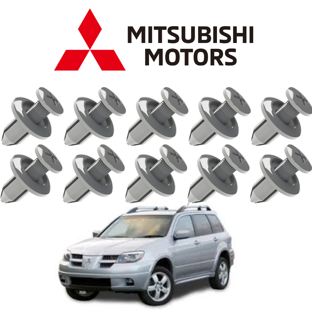 Grampos para Para-Barro Dianteiro MITSUBISHI Airtrek, Colt, Grandis, L200, Outdoor, Sport e mais