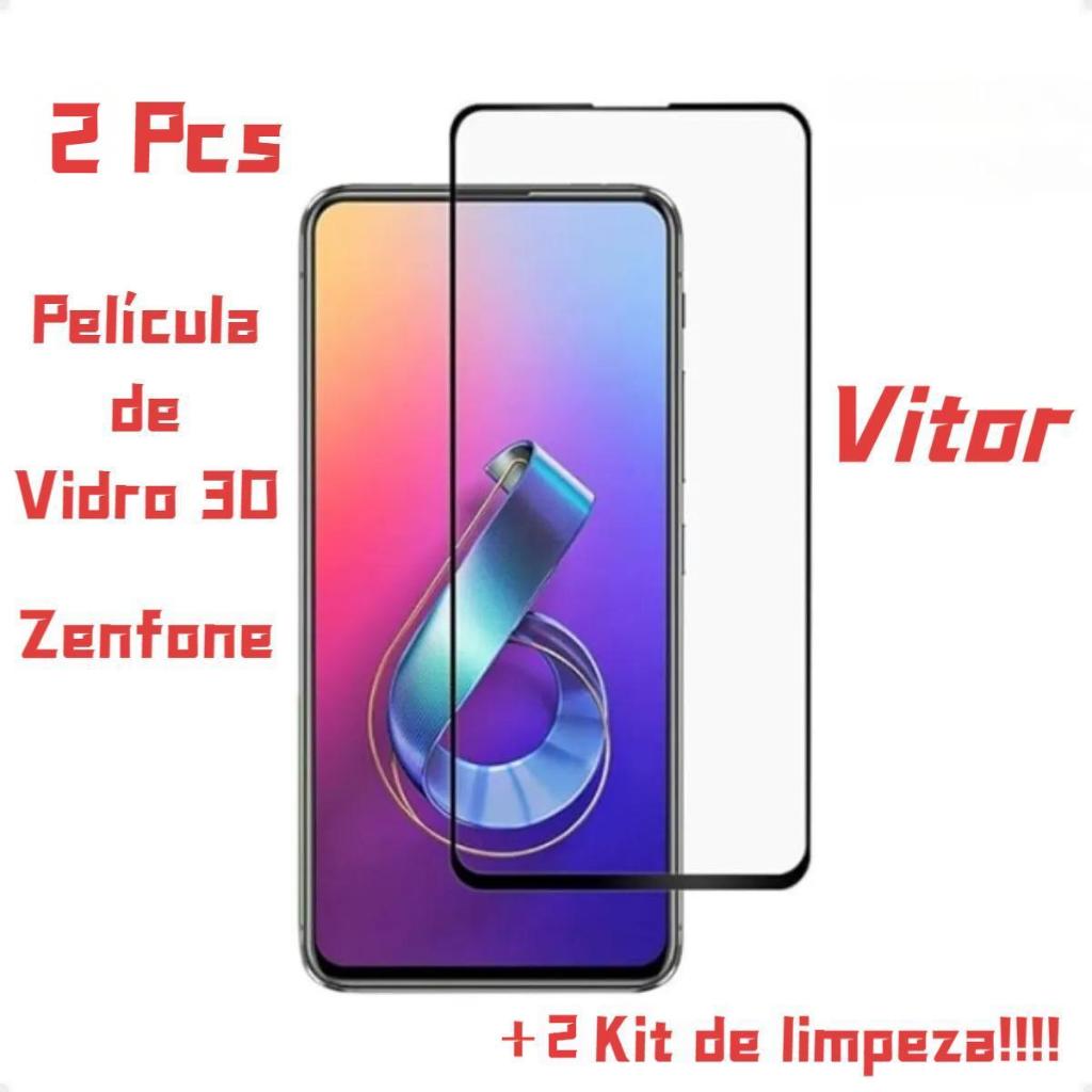 Kit 2 Peças Película Vidro 3D Para Modelo de Asus Zenfone Z2PLAY E Z3PLAY