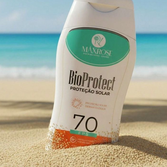 Protetor Solar Facial e Corporal BioProtect FPS 70 MAXROSE - Proteção em Oferta na Shopee