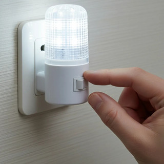Mini Abaju Luminaria De Tomada Para Quarto Infantil Corredor Escadas