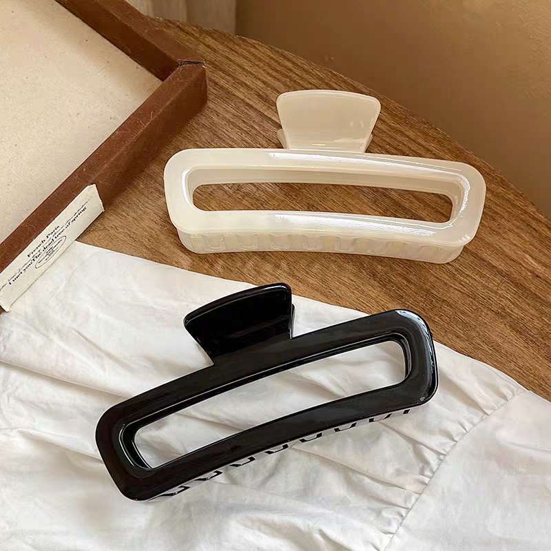 Grande Grampo De Cabelo Acrílico – Acessórios Elegantes Para Mulheres Grampos