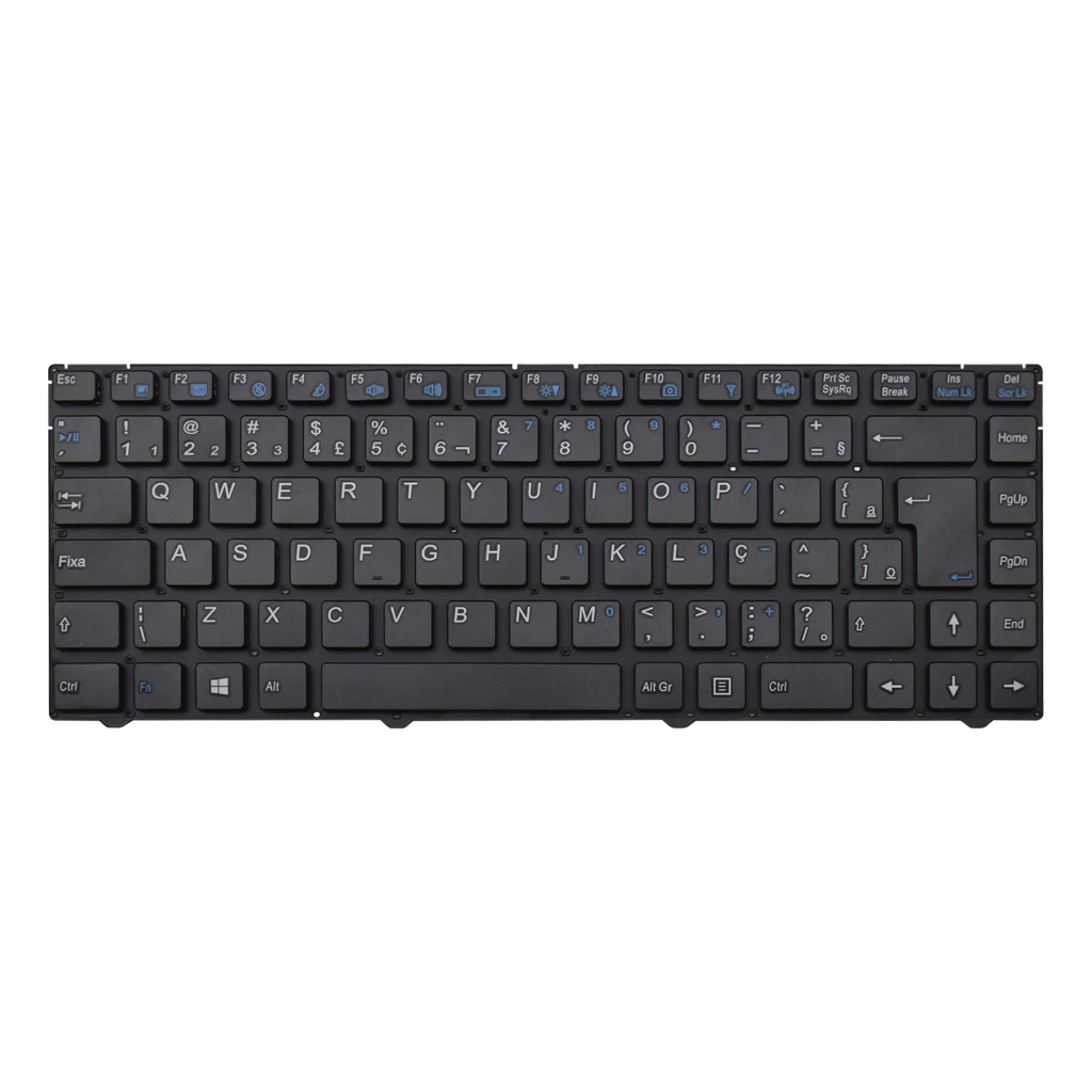 Teclado compatível ABNT2 para Itautec Ifoway W7410