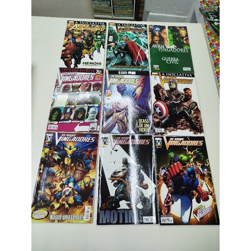 🦸‍♂️ OS VINGADORES / OS NOVOS VINGADORES / AVANTE, VINGADORES! – LOTE MARVEL 🦸‍♀️P.6