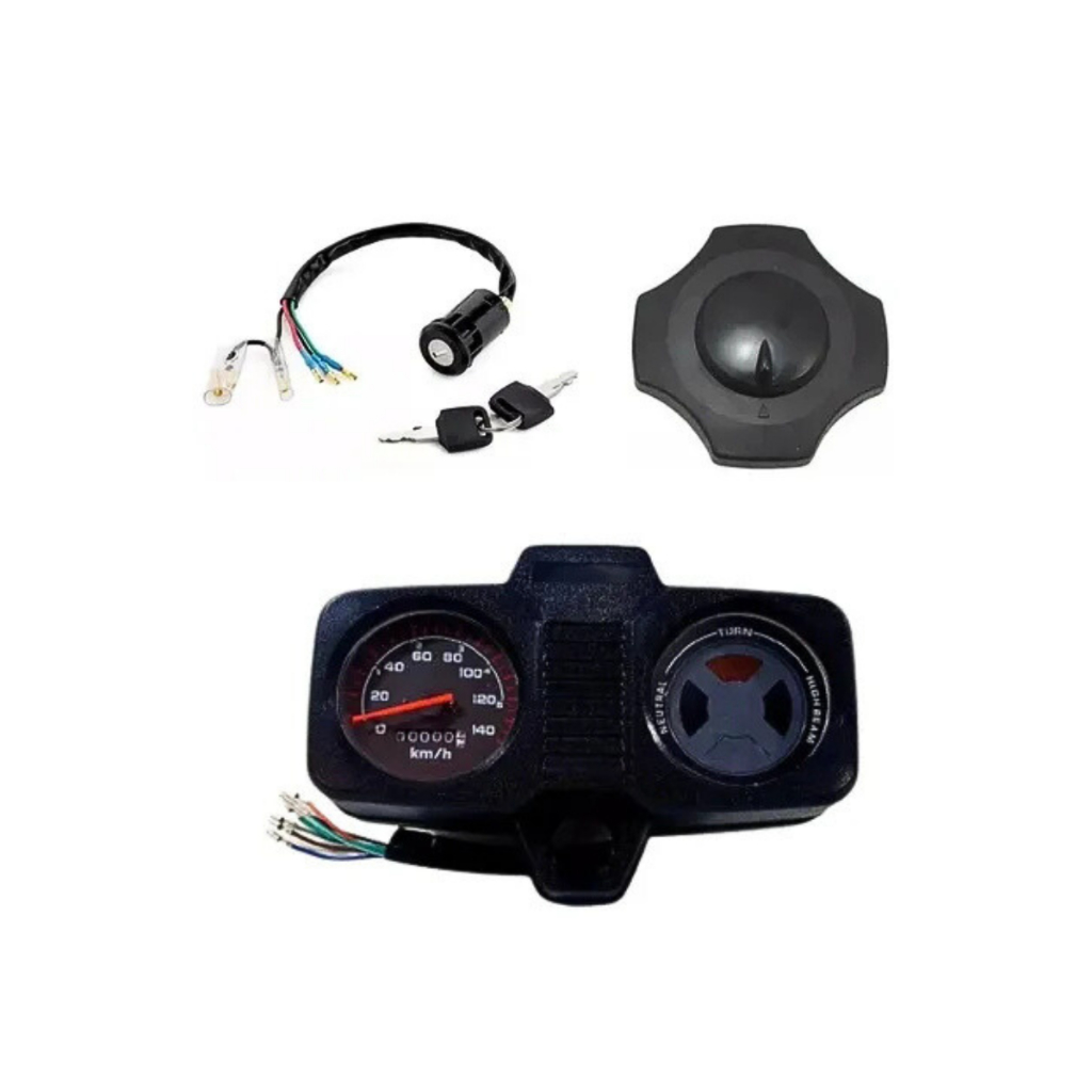 Painel Cg 125 83 A 85 86 87 88 89 Tampa Tanque Chave Ignição