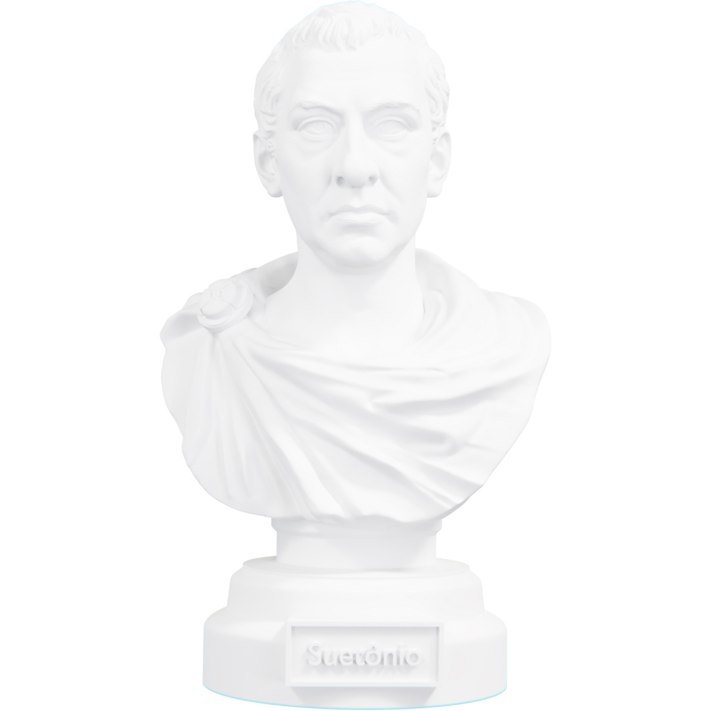 Estátua Busto Suetônio - Escritor Romano