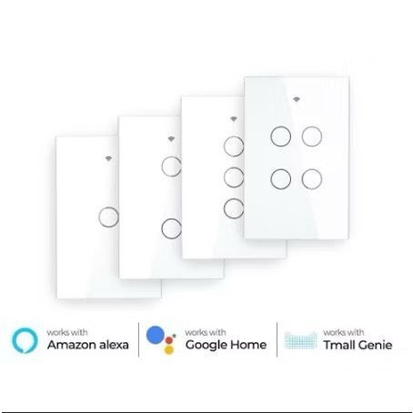 INTERRUPTOR DE CENA INTELIGENTE  TOUCH WIFI WALL SWITCH