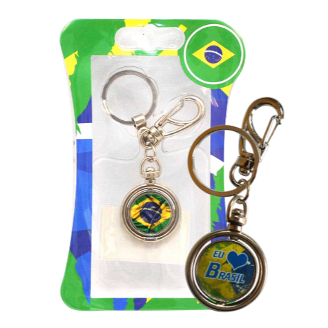 Chaveiro Brasil Oficial Seleção Brasileira Copa Bandeira
