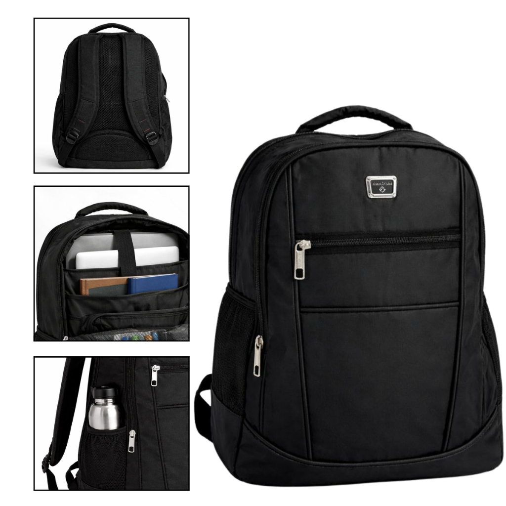Mochila Universitária Para Trabalho Faculdade Viagem Unissex Bolso para Notebook em Oferta na Shopee