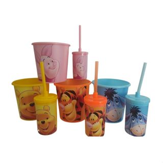15 kit cinema Urso Pooh/balde 1lt/copo 200ml em Oferta na Shopee