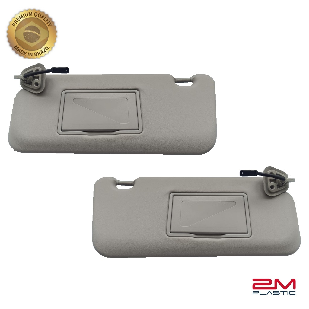 2MPLASTIC Quebra sol Hyundai I30 2008 2009 2010 2011 2012 Cinza Sem Luz em Oferta na Shopee