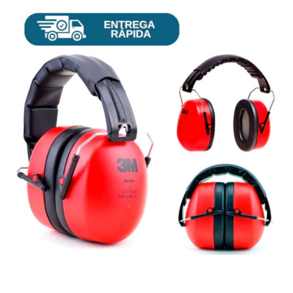 Abafador De Ruidos Tipo Concha Muffler 3M