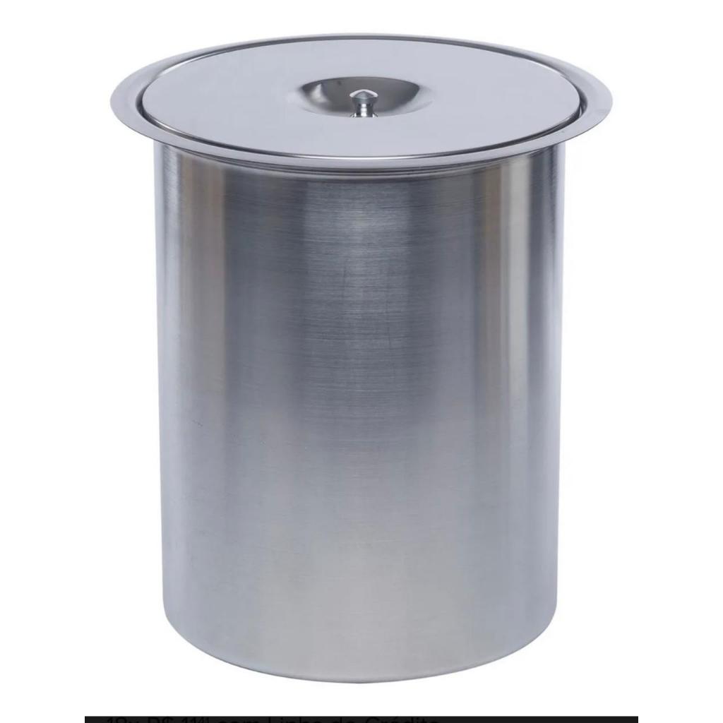 Lixeira Cozinha Embutir Pia Granito Em Inox. 3 Litros em Oferta na Shopee