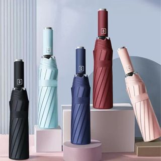 GUARDA CHUVA AUTOMÁTICO REFORÇADO ABRE E FECHA AUTOMÁTICO COM PROTEÇÃO SOLAR BLACKOUT em Oferta na Shopee