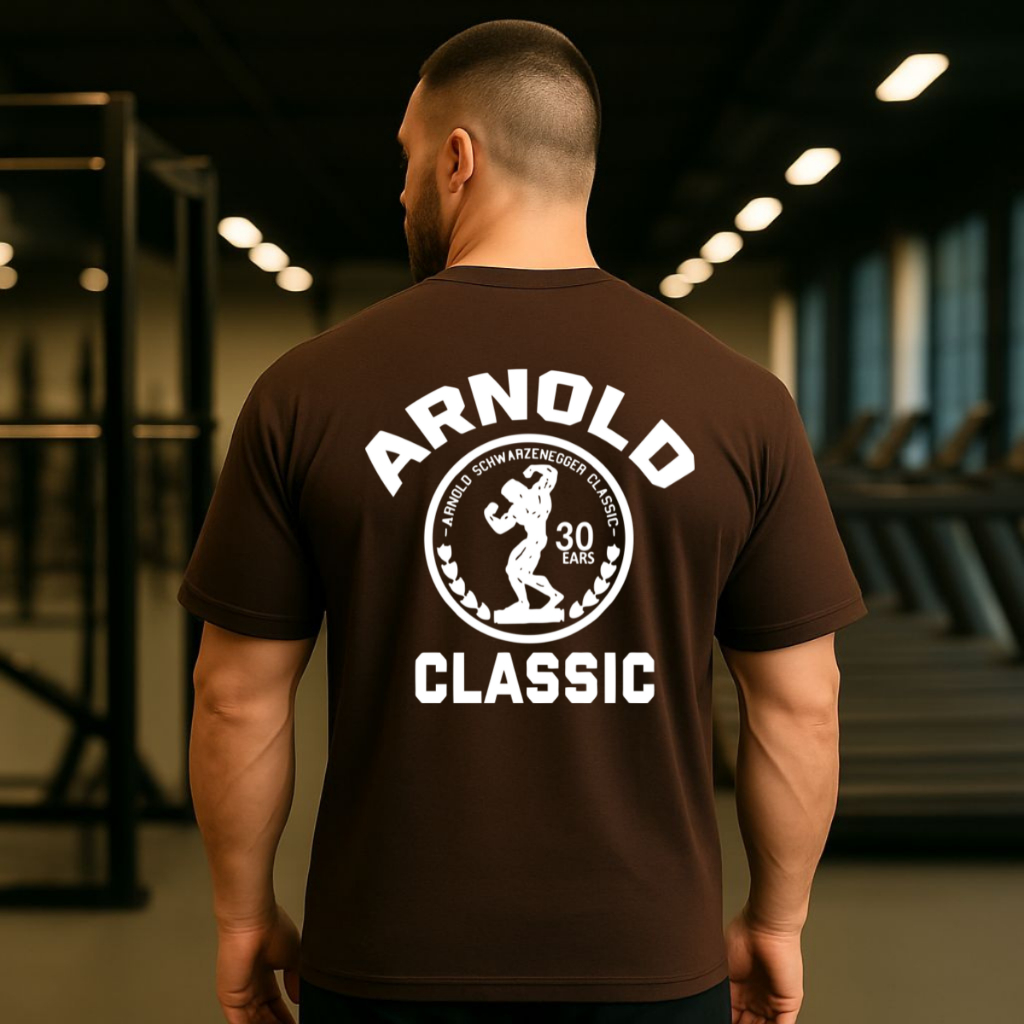 Camiseta oversized Larga Masculina Academia Treino Maromba Arnold BT