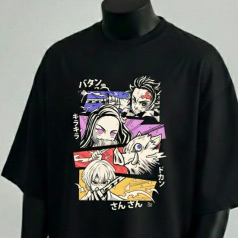 Camisa Demon Slayer –Kimetsu no Yaiba | Anime Moda Geek Otaku