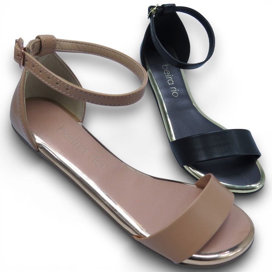 Sandália Rasteira Feminina Beira Rio 8367669 em Oferta na Shopee