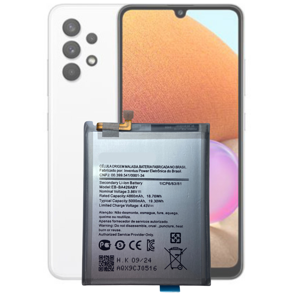 Bateria EB-BA426ABY Compatível Samsung Galaxy A32 5G / A42 5G / A72 + Garantia Anatel