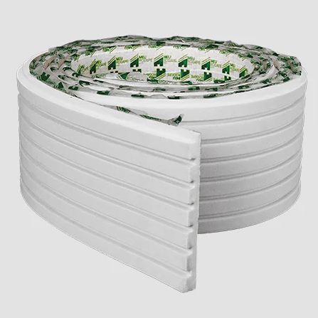 Painel Ripado Autocolante de EVA Branco | Linha SLIM 2,5 Metros em Oferta na Shopee