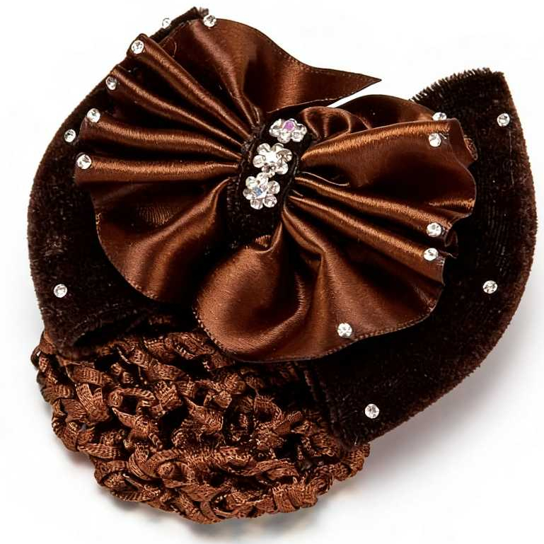 Presilha Laço com Redinha para Cabelo – Coque Profissional Reforçada para Trabalho e Salão em Oferta na Shopee