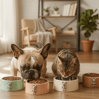 Comedouro Bebedouro Luxo Pet Ursinho Para Cães e Gatos Design 3D Antiderrapante  Com Inox E Sem Inox em Oferta na Shopee