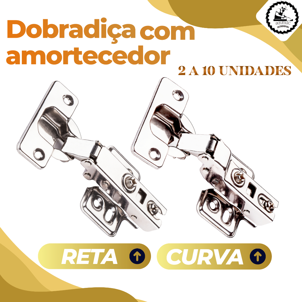 Dobradiça com Amortecedor: Onde Comprar | BuscaProdutos
