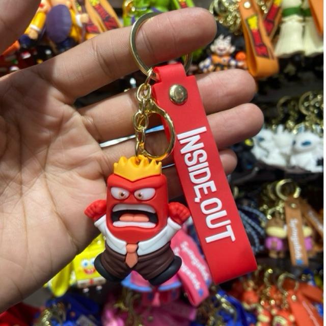 Chaveiro Emborrachado 3D Raiva Divertidamente Novo Modelo 2025 em Oferta na Shopee