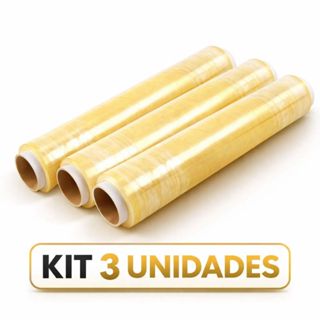 Kit De 01 Até 03 Rolos Plástico Filme PVC 28cm x 100m (300 Metros) – Embalar e Conservar Alimentos em Oferta na Shopee