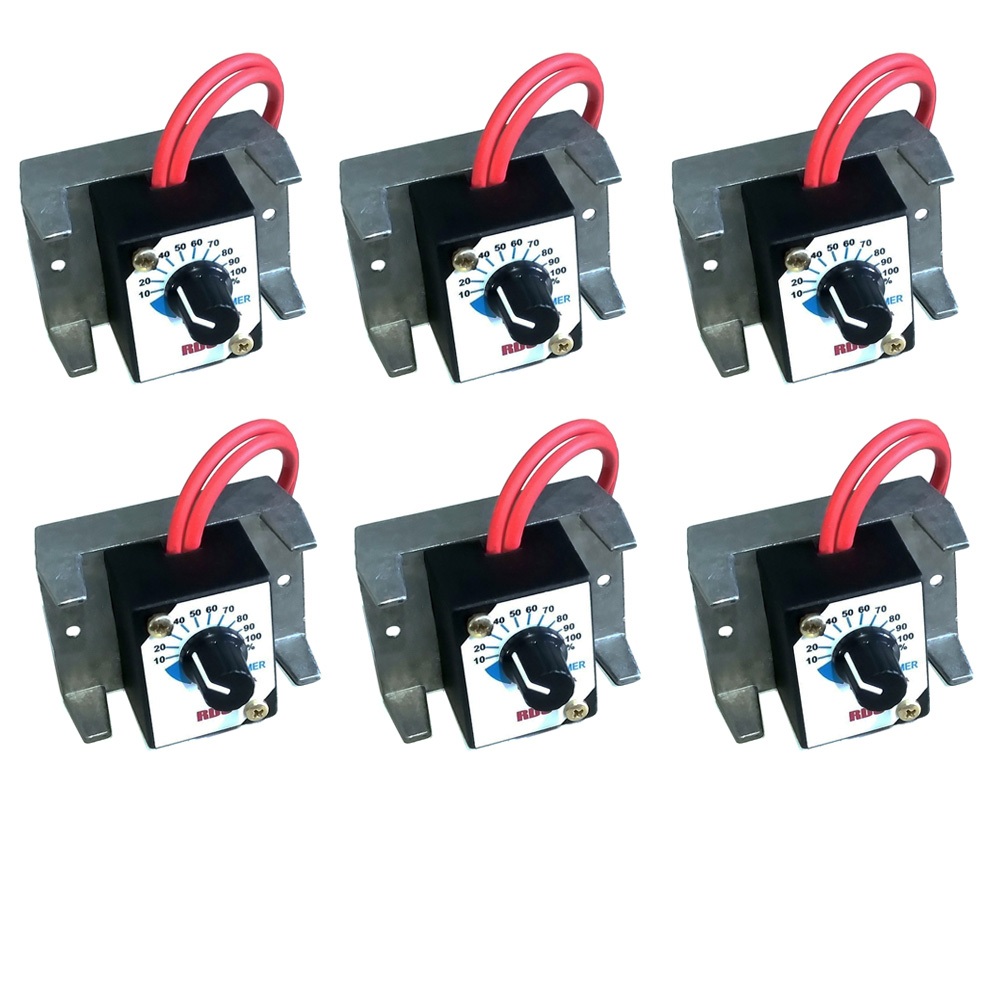 6 Pçs Controlador Dimer 40a 6000w Regulador 110/220v regulador ventilador motores