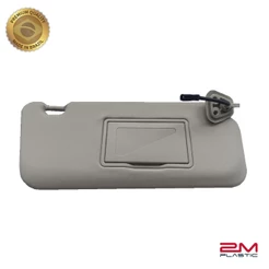 2MPLASTIC Quebra sol Hyundai I30 2008 2009 2010 2011 2012 Cinza Direito Passageiro