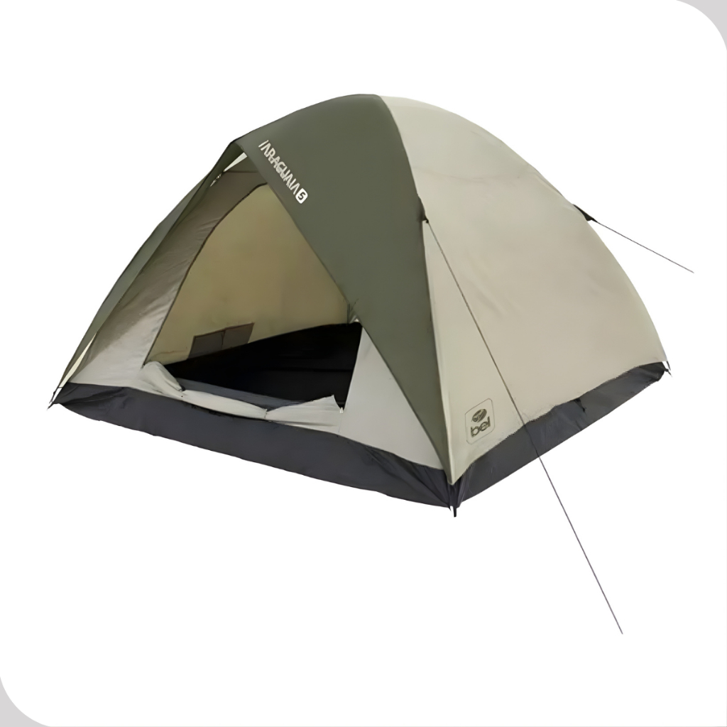 Barraca Camping 4 Pessoas Lugares 2,10m Acampamento Tenda Resistente