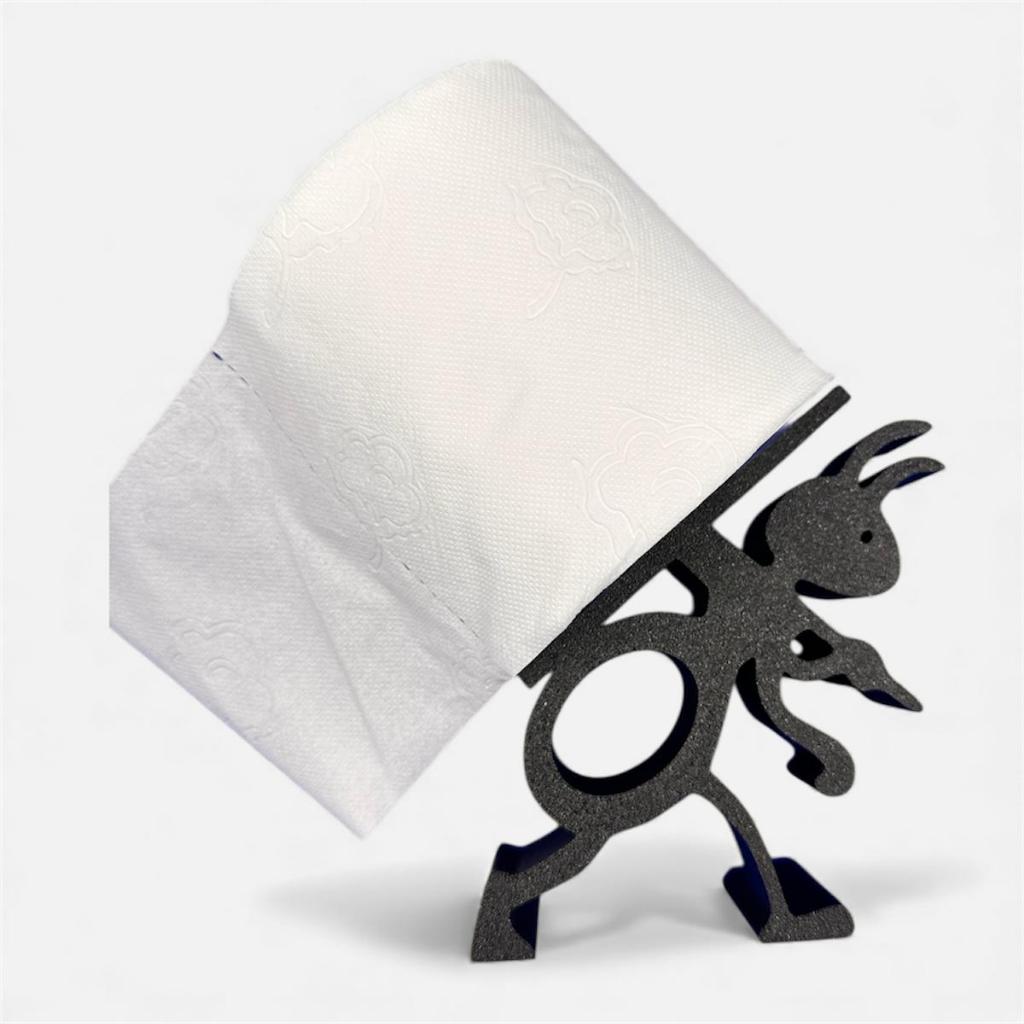 Suporte Papel Higiênico Formiga decoração Banheiro lindo Fofo Bancada