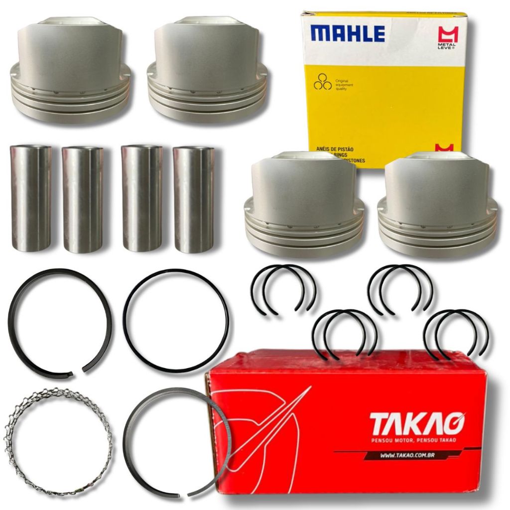 Jogo De Pistão Com Anéis Para Toyota Corolla 1.6 16v 1zz C/anel Metal Leve em Oferta na Shopee