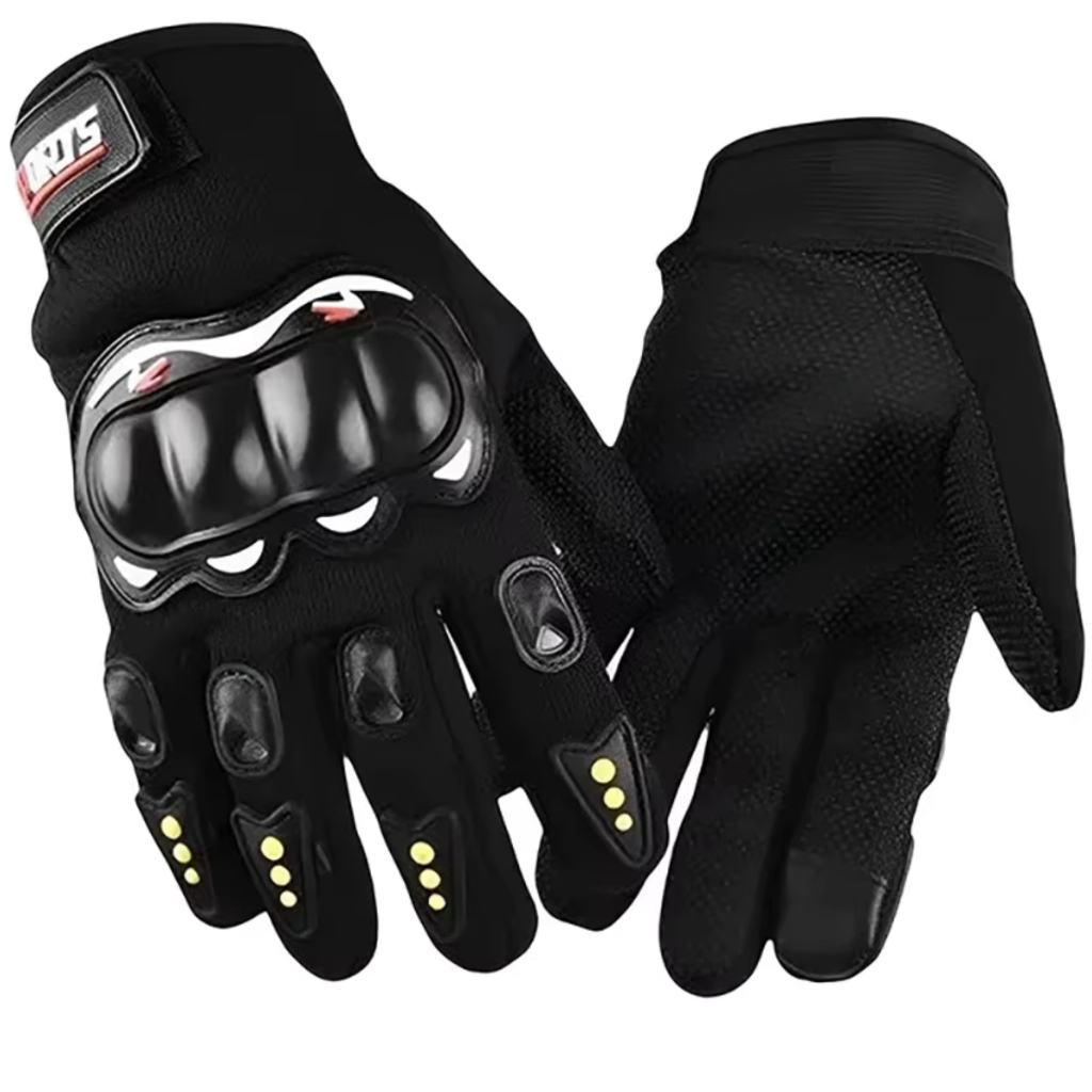 🛡️ Luva Moto Reforçada - Para Motoqueiro: Proteção Completa Touch Screen Antiderrapante em Oferta na Shopee