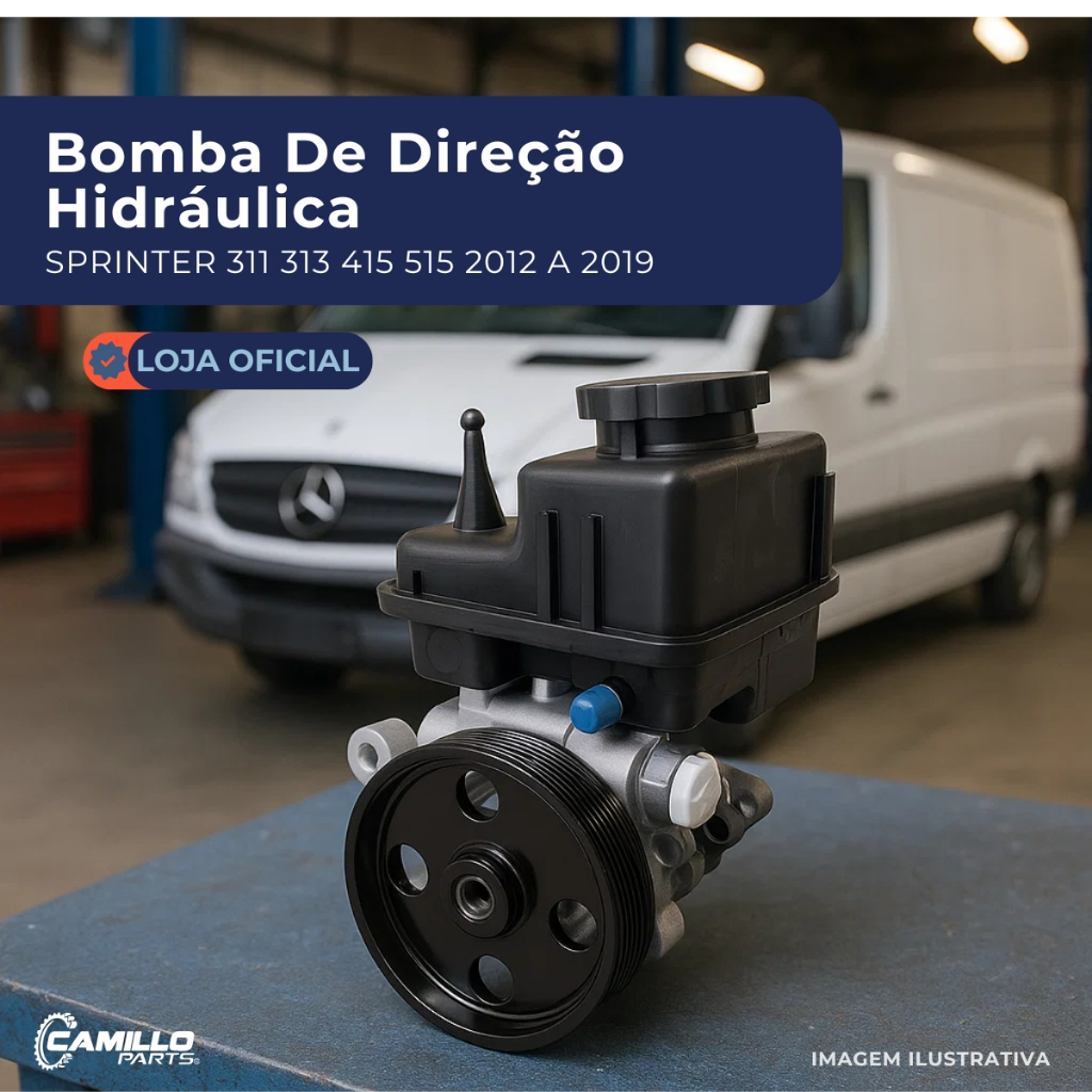 Imagem Bomba De Direção Hidráulica Sprinter 2012 2013 2014 2015 2016 2017 2018 2019