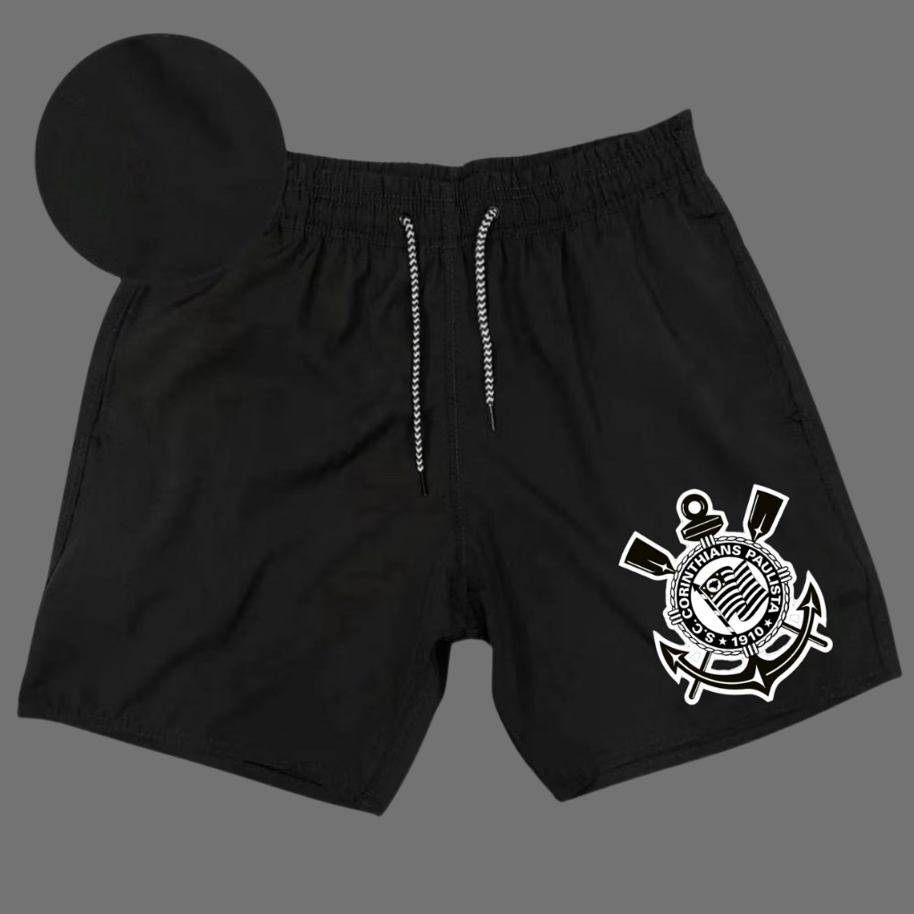 SHORT DRY FIT TACTEL ELASTANO PRAIA ACADEMIA ESPORTIVO FITNESS FIEL TIMÃO ESTILO RUA ENVIO RAPÍDO!!! em Oferta na Shopee