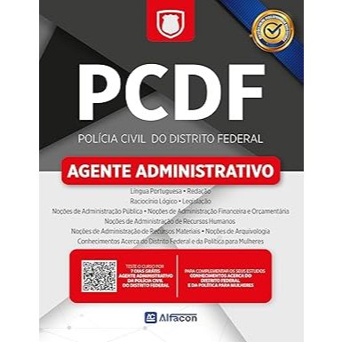 Livro Apostila - PCDF - Agente Administrativo da Polícia Civil do Distrito Federal