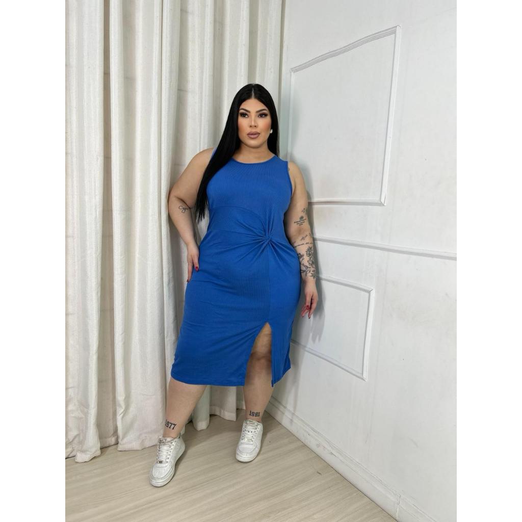 SELAH - VESTIDO NÓ PLUS SIZE DO G1 AO G4 em Oferta na Shopee