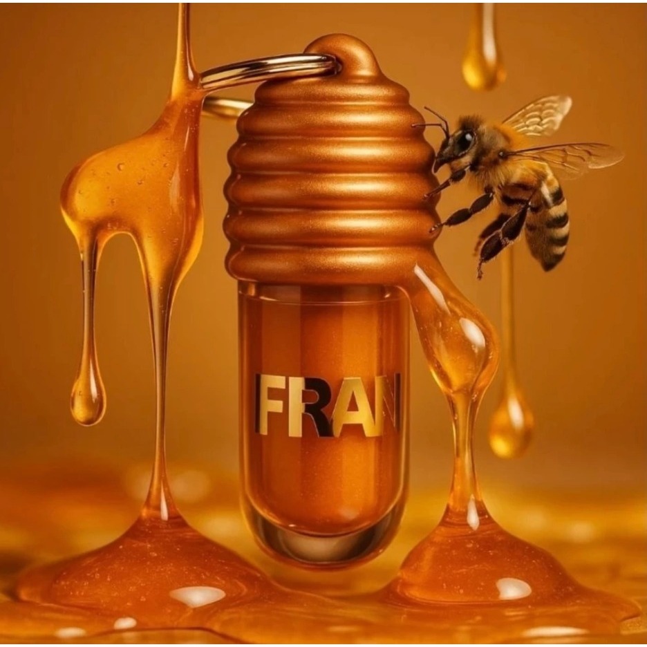 LIPHONEY Gloss Labial Hidratação Prolongada na fragrancia e sabor de Mel - Chaveiro Gramour e Elegancia