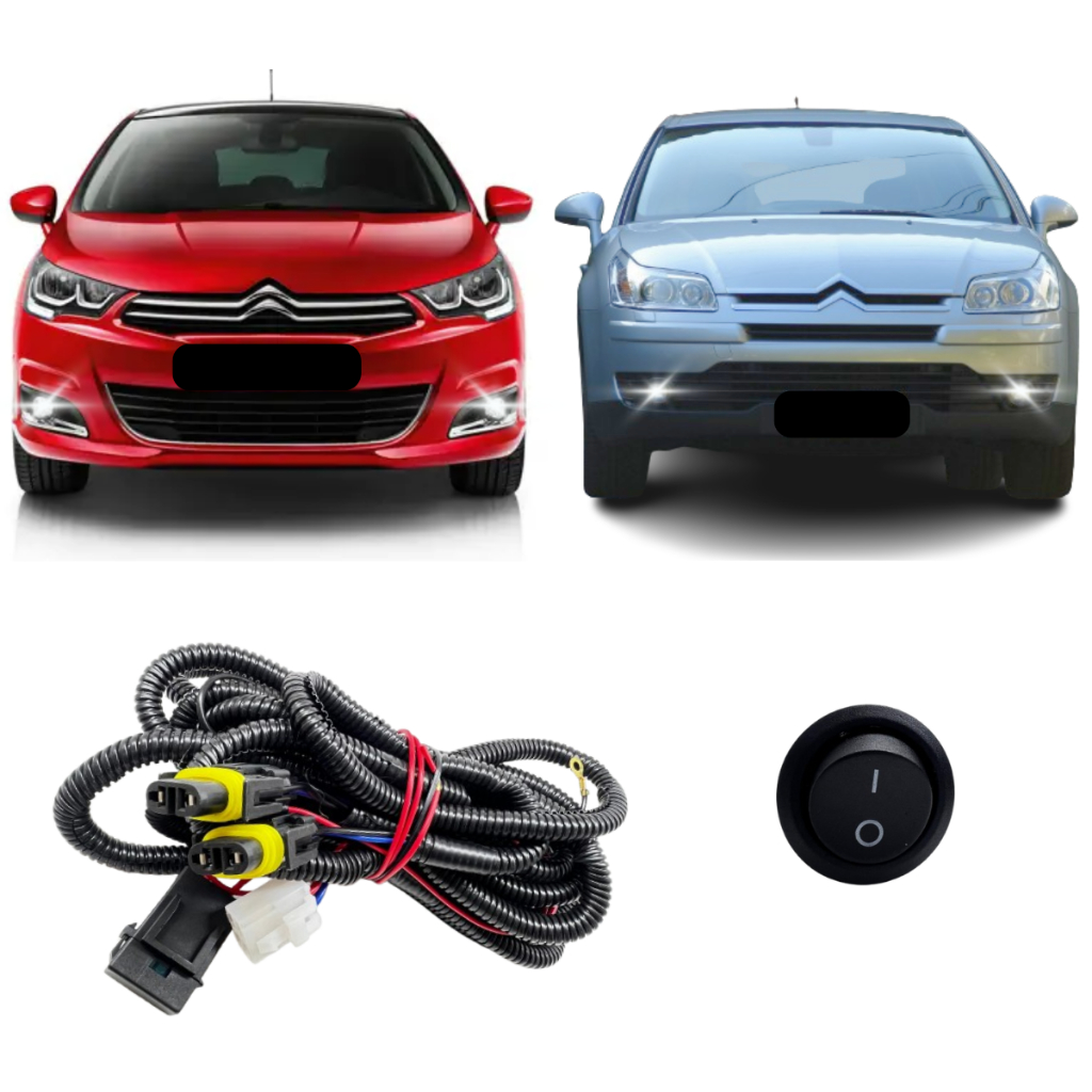 Chicote Farol De Milha Citroen C4 Todos em Oferta na Shopee