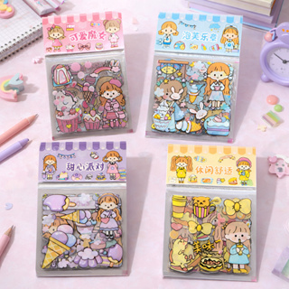 Kit 200 Cartelas De Adesivos Kawaii À Prova D'água Para Garrafinha ou Caderno Escolar Infantil em Oferta na Shopee