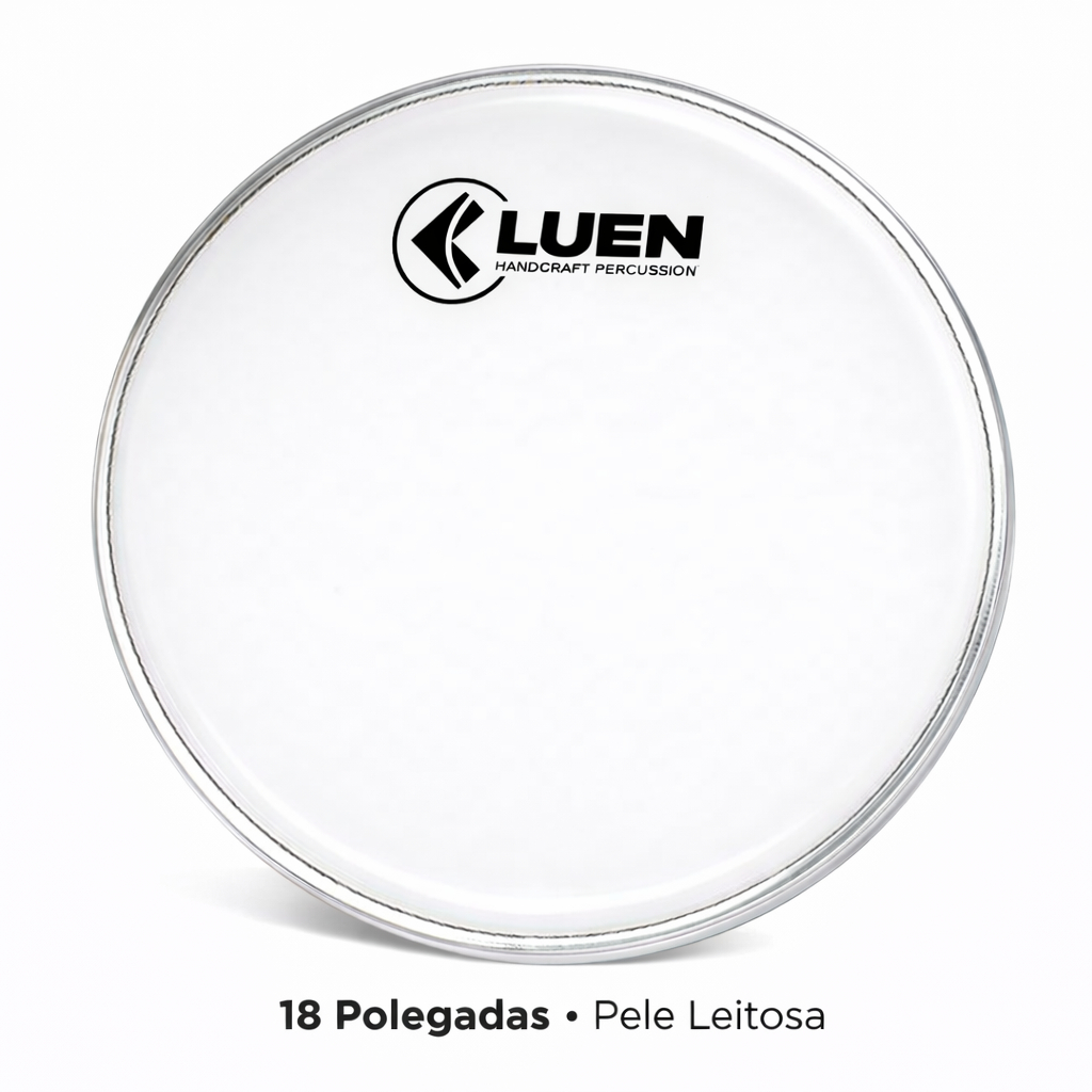 PELE LEITOSA LUEN 18 POLEGADAS P/ BUMBO E SURDO