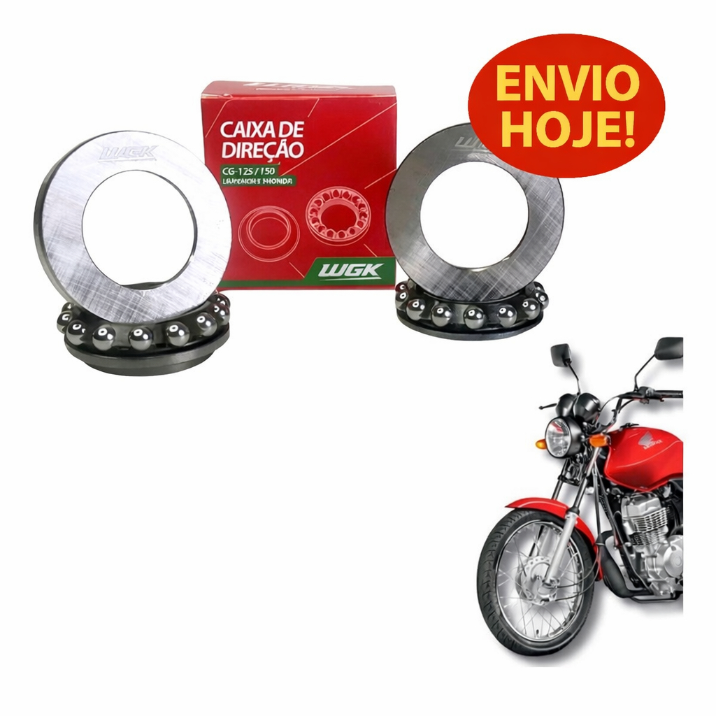 Caixa De Direção Esférica Wgk Honda Cg 125 Titan A Partir de 2000 CG 150 160 TODOS OS ANOS