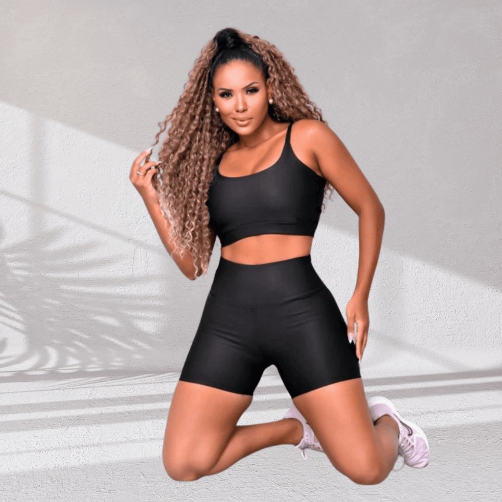 Conjunto Academia Feminino – Conjunto Fitness Feminino Roupa de Academia Feminina Confortável