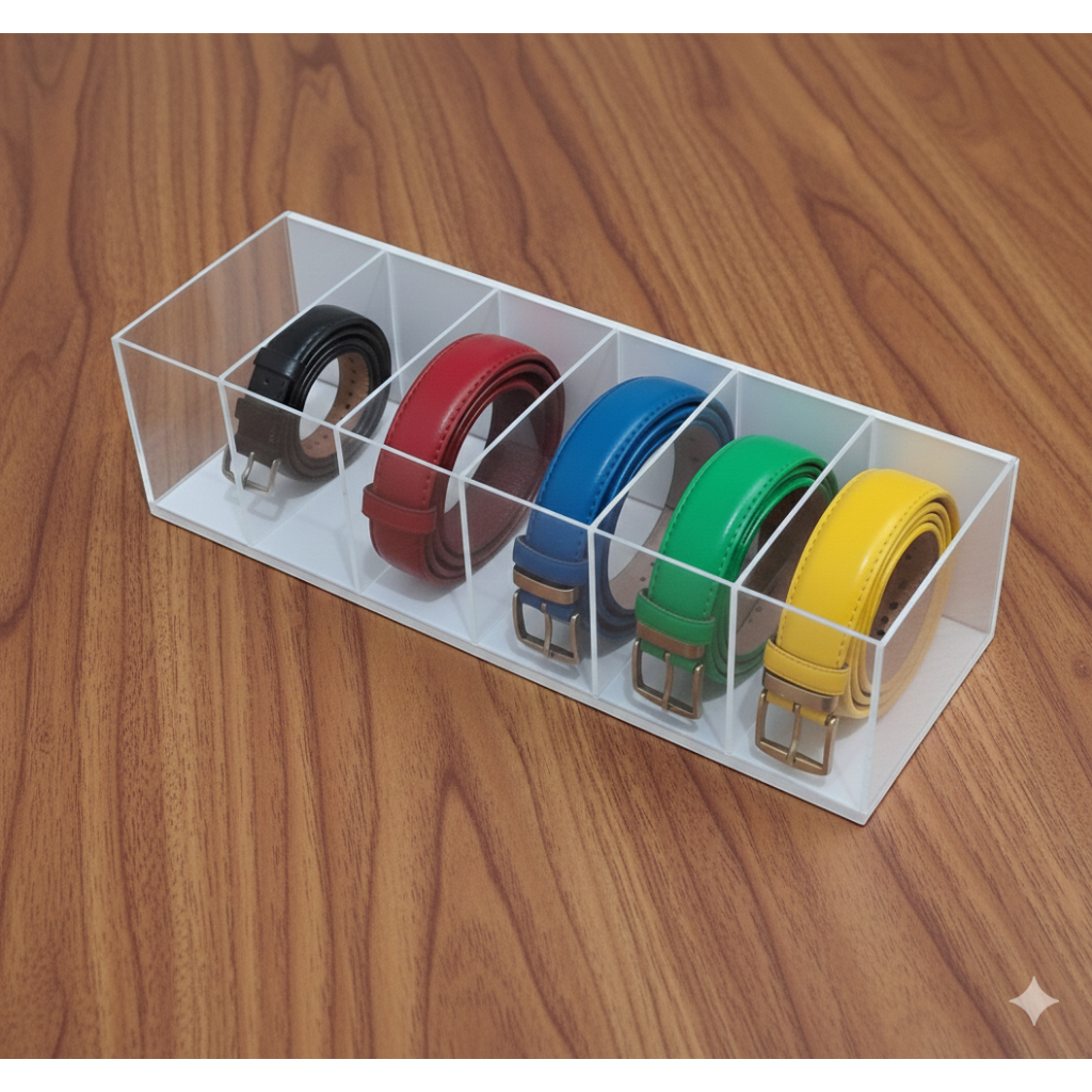 ORGANIZADOR EM ACRILICO PARA SEU CINTOS em Oferta na Shopee